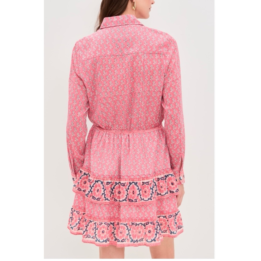 Bell by Alicia Bell Blake long sleeve shirt dress (blue/multi) - Picture 5 of 11